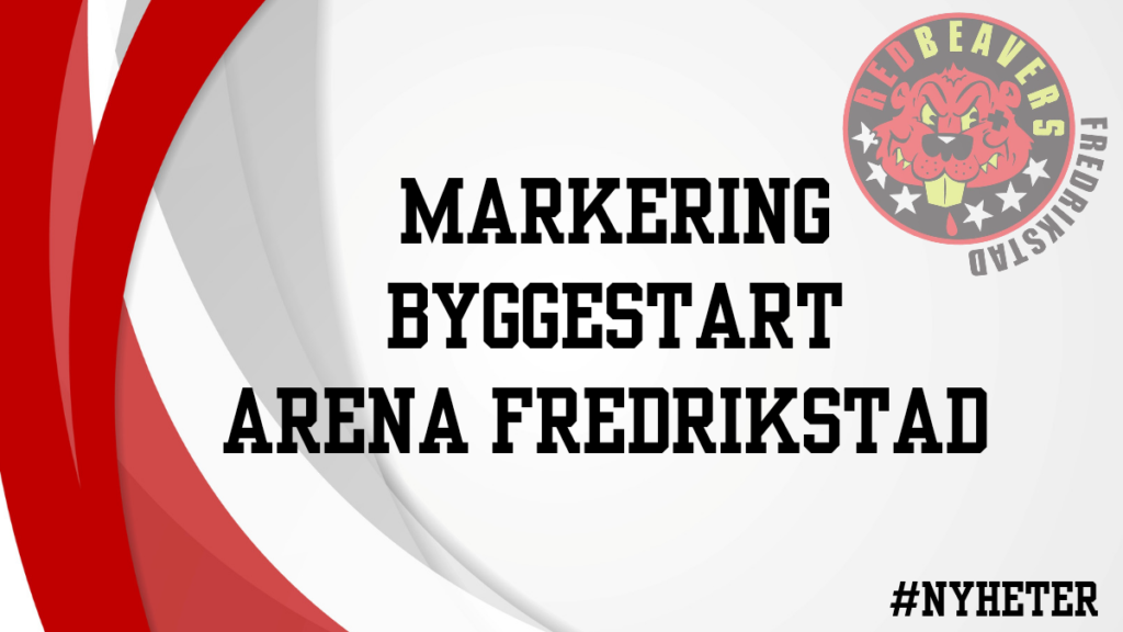 Markering byggestart arena fredrikstad fremhevet bilde
